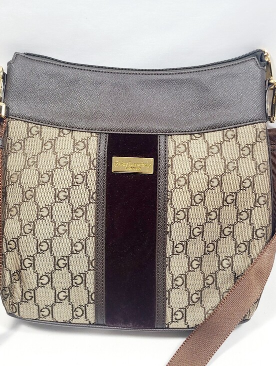 Guy Laroche Handbags - Guy Laroche Canvaa Leather Bag